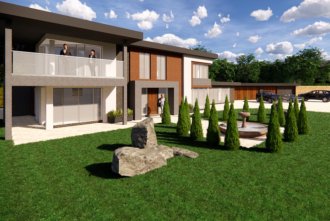 Bespoke New House 3D Image 1