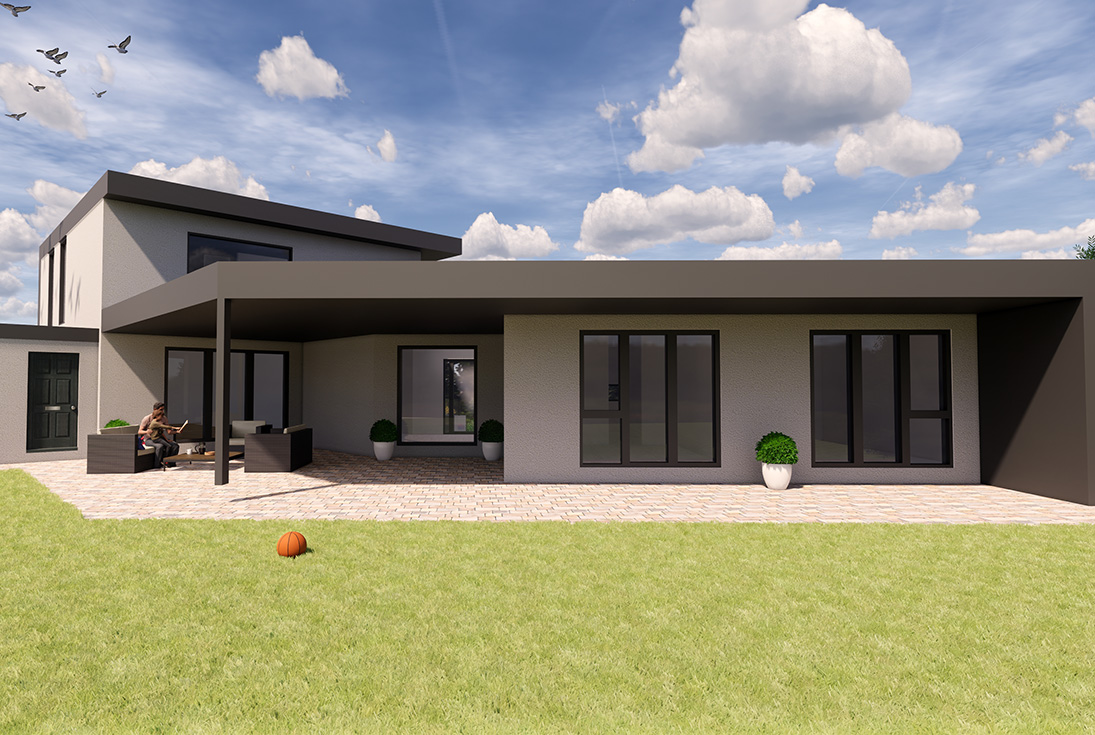 Contemporary New House, Turnditch View 3