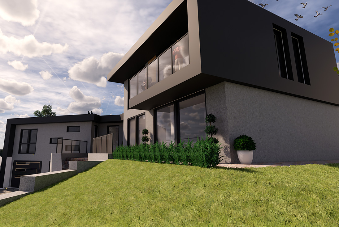 Contemporary New House, Turnditch View 4